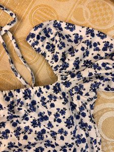 Floral Print Crop Top