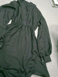 Black Bible Sleve One Piece Dress
