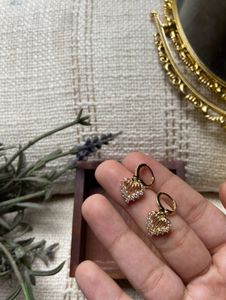 Ophelia Heart Dimaond Earrings