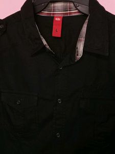 EDC MEN&#39;S SHIRT(BLACK)