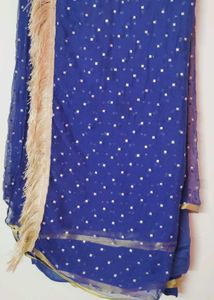 Elegant Blue Saree