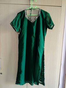 HEAVY WORK KURTI SET