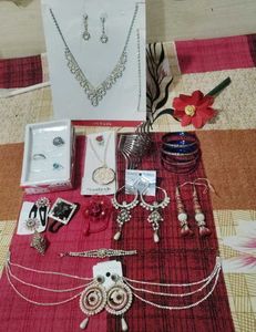 Jewelry Bundle - Earrings, Necklaces, Rings & More
