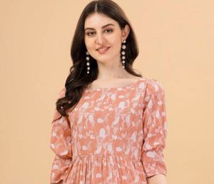 Floral Print Tiered Dress