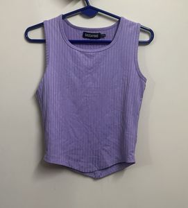 Lavender Crop Top