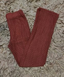 Zara Crochet Cord Set MavePink