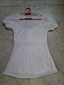 Square Neck Lace Top