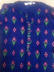 Dark Blue Kurti