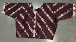 Striped Blouse with Unique Sleeves