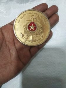 Collectible Vietnam People&#39;s Navy Big Medal 118gms