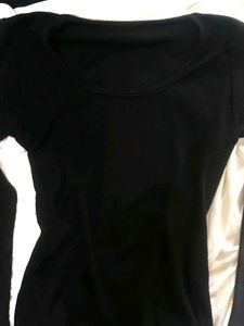 Green And Black Long Sleeve Bodysuit Combo