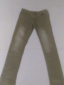 Khaki Denim Jeans