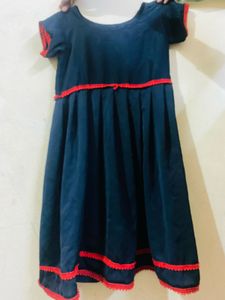 Cute Blue &amp; Red Dress