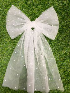 White Pearl Butterfly Bow