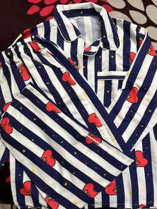 Nightsuit With Matching Scrunchie