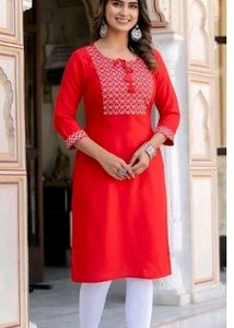Red Kurti