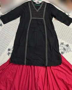 Elegant Black Kurta Set