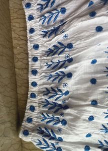 Long Embroidered Skirt