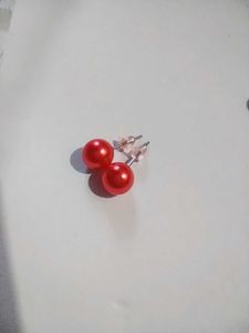Colorful Pearl Stud Earrings