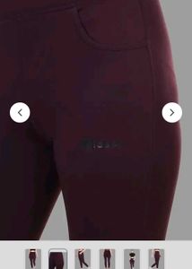 Idass Burgundy Leggings - Size M