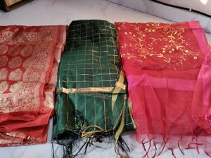 Elegant Dupatta Set of Three