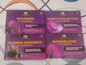 CA Foundation Flash Books (PW)