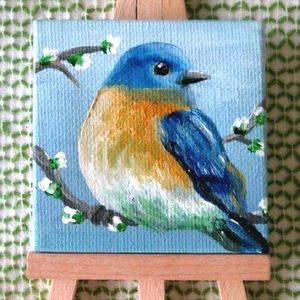 Chickadee Painting