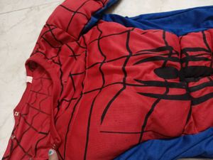 Kids Spiderman Dress With Mask For 3-4 Years