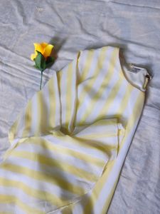Yellow Stripped Top