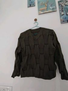 Textured Knit Pullover🍹🎀