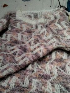 Patterned Pullover Sweater