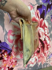 Chrome Metallic Colours Party Wear Clutch