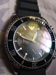 Emporio Armani AR11360 Black Chrono Dial Watch