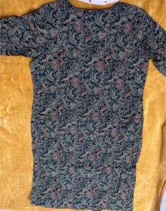 Black Printed Kurta