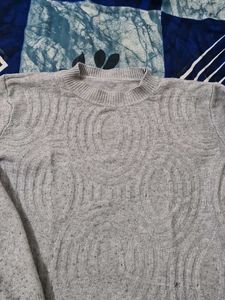 Cozy Grey Knit Sweater
