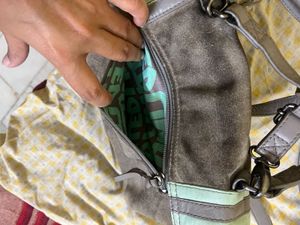 Suede Leather Sling Bag