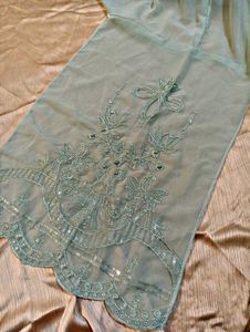 Elegant Cut Work Pakistani Semi Stitched Suit