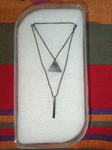 Layered Geometric Necklace