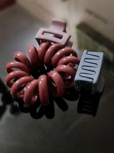 Hair Clip & Spiral Hai