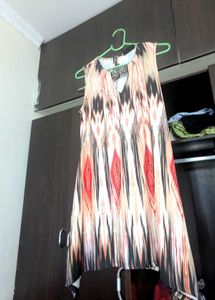 Skater Dress With Embellishments In The Neck