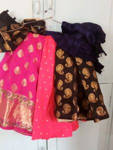 6-8 Your Girl 3 Set Of Ghagra Choli Without Chunni