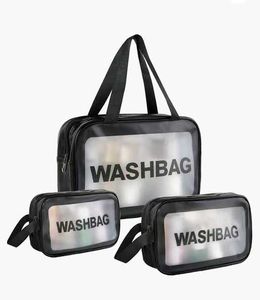 Foldable Travel Bag With Wash Bags Set