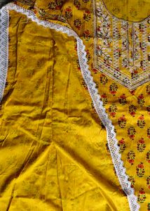 new yellow kaftan kurti