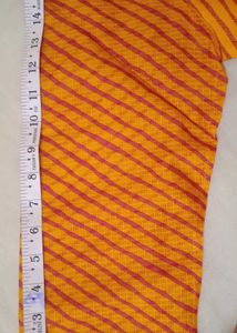 Striped Yellow Kurta
