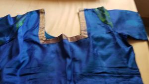 Blue Pure Silk Blouse