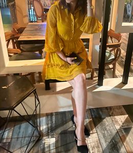 Mustard dress