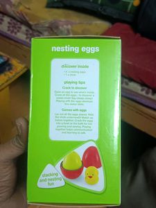 New sealed unused ELC Nesting Eggs Toy