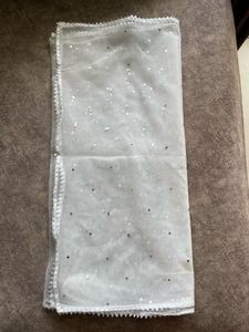 Sparkling White Dupatta