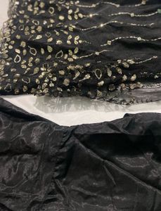 Black Sharara Set
