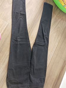 Black Cotton Jeans Pant